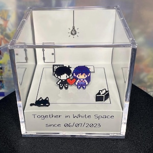 Custom Omori 3D Cube - Personalized Couples Gifts - Anniversary Gift - Gift for Him Her - Gift for Gamer - personalized gift