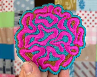 Embroidery Art Patch - Original and Unique Design - Embroidered patches