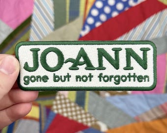 Fabric lovers patch - Joann fabrics - for quilters and crafters