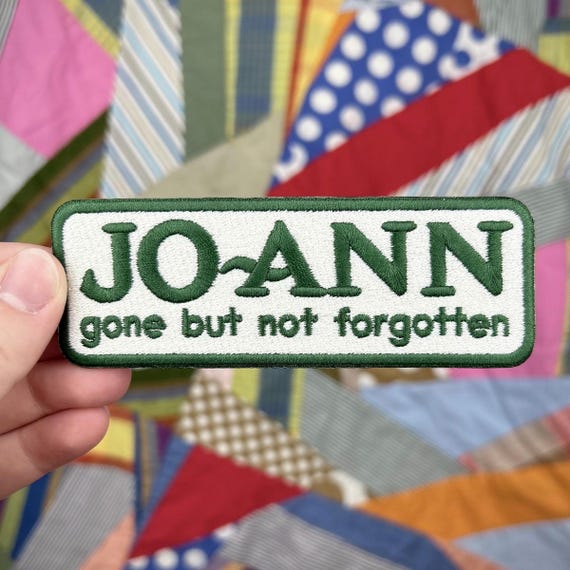 Fabric lovers patch - Joann fabrics - for quilters and crafters
