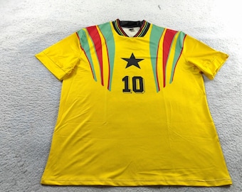 Ghana jersey, Vintage Ghana shirt, Ghana football Shirt, Ghana soccer Shirt, Ghana 1996 home shirt yellow