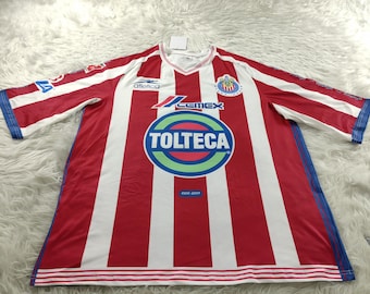 希少 90s vintage Guadalajara soccer jersey 90s Chivas Guadalajara Home 1997 1998 Atletica Jersey
