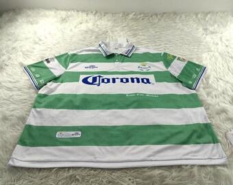 Santos Laguna soccer jersey replica shirt 1996-1997 home soccer jersey Mexico shirt, Santos Laguna soccer jersey
