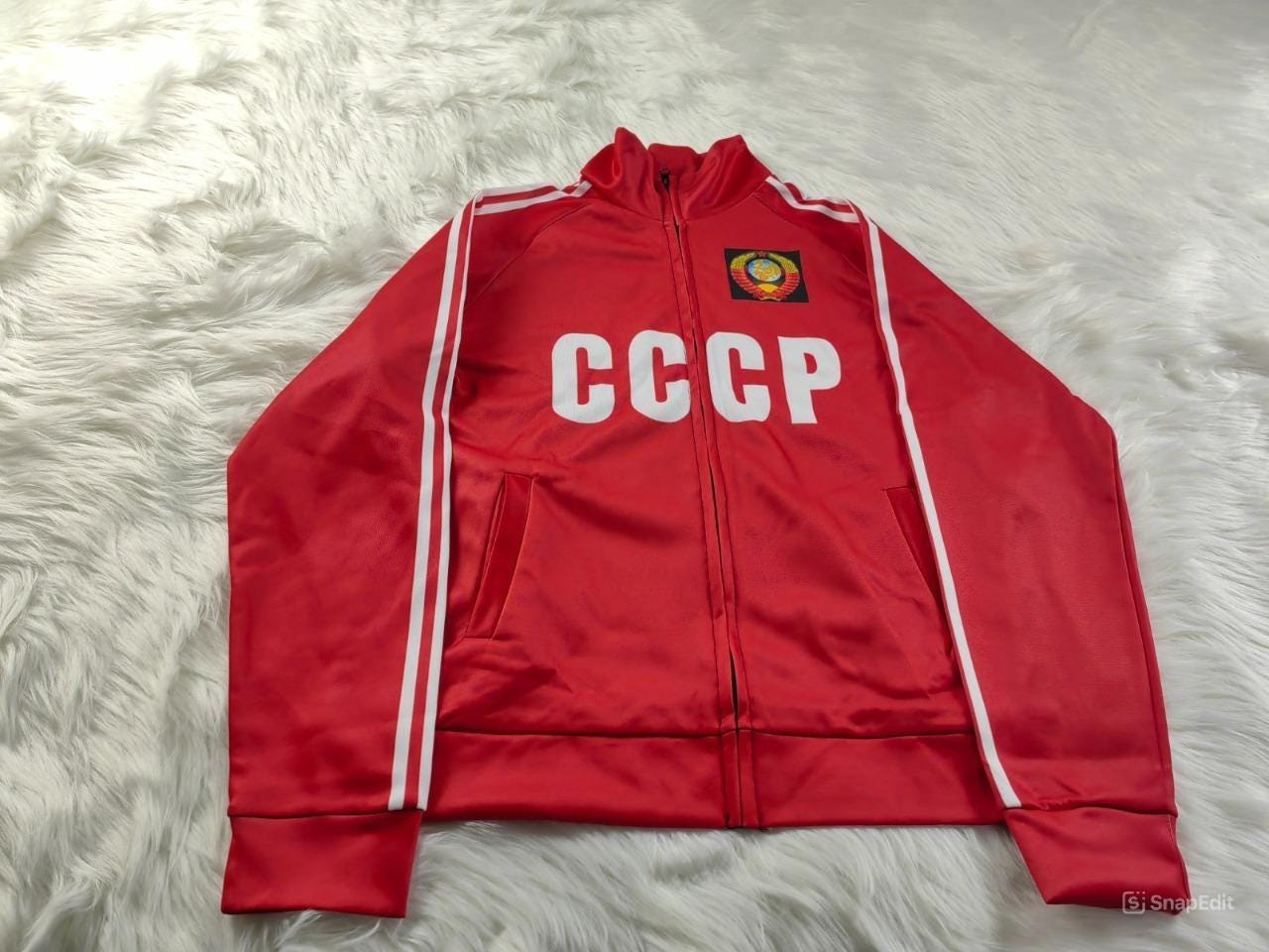 旧ソ連『CCCP』　football トラック ジャケット　XO Ussr Jacket Soccer Jersey Replica Shirt, 1982 Home Futbol Jacket