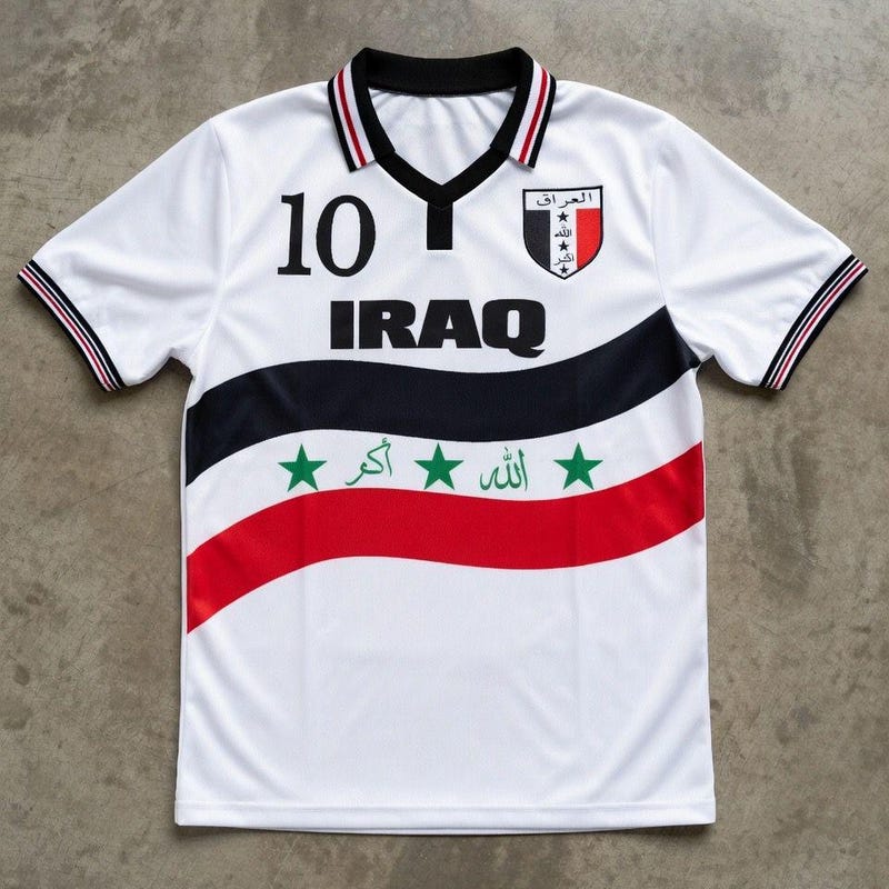 Iraq Sticker Football Iraqi Football Shirts - Etsy