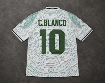 Mexico Shirt, Vintage Mexico Jersey, Mexico 1999 Away Football