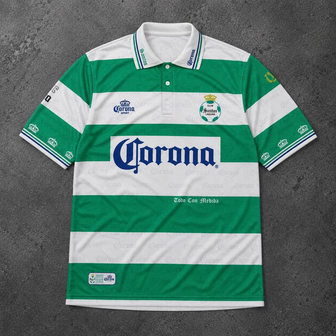 Santos Laguna Soccer Jersey Replica Shirt 1996-1997 Home Soccer