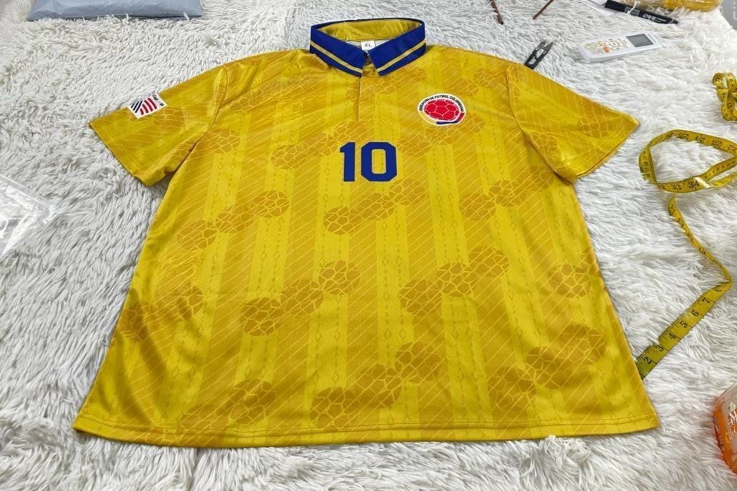 バルデラマ コロンビア サッカー ジャージ レプリカ シャツ、1994