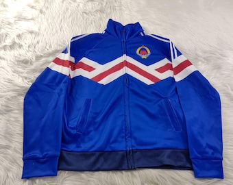 Joegoslavië jas voetbalshirt replica shirt, 1990 thuis voetbaljas Joegoslavië retro jas blauw jugoslavija