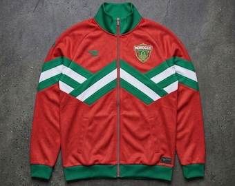 Morocco Jacket Soccer Jersey Shirt, 90' Futbol Jacket Morocco