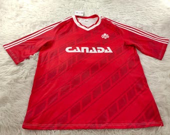 Maillot Canada, Maillot vintage, Maillot Canada, Maillot extérieur 1986, Maillot de football Canada, Maillot de football Canada