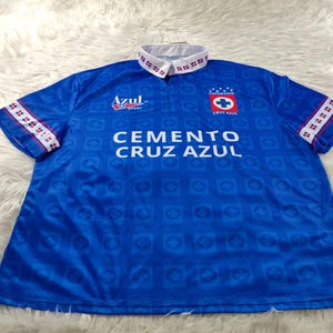 Cruz Azul shirt, Vintage Cruz Azul shirt, Cruz Azul t-shirt, 1995 1996 home retro Shirt, Cruz Azul soccer Shirt, Cruz Azul retro t-shirt