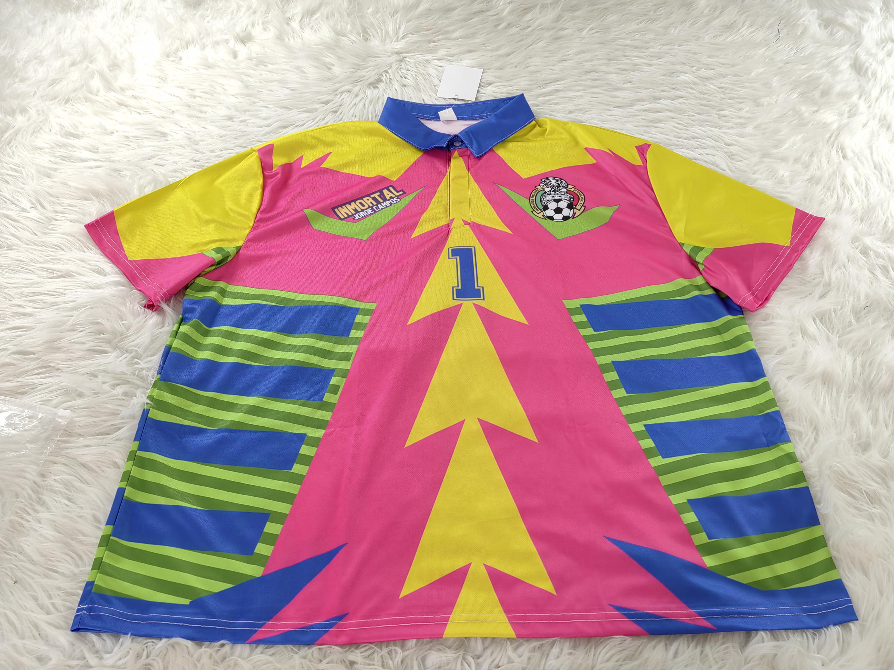 Camiseta de Arquero Jorge Campos Selección de México – Camisetas