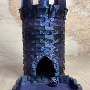 Castle Dice Tower Modular Tabletop Accessory RPG Board Game Dungeons and Dragons Role Playing game Pathfinder Unique Gift for Player DM gift