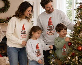 Family Christmas Gnome For My Family DTF Transfer
