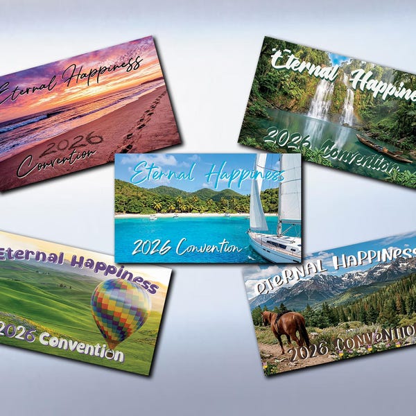 MAGNET VARIETY Pack: TRAVELS - 2026 Eternal Happiness Convention