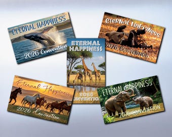 MAGNET VARIETY Pack: ANIMALS - 2026 Eternal Happiness Convention