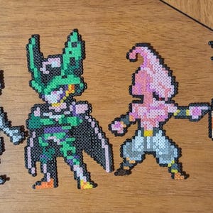 Kit Pixel Art Perles à Repasser Dragon Ball - Personnage Freezer - Loisir Créatif