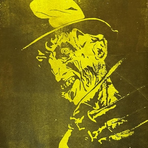 Nightmare on Elm Street Freddy Krueger Gel Print Art