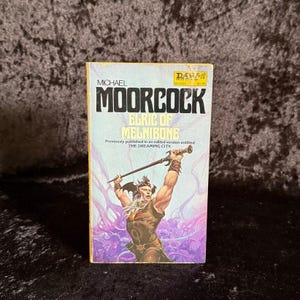 Elric of Melnibone by Michael Moorcock | 1976 | Signed By Author Vintage Paperback