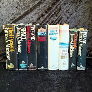 James Michener Novels | Vintage Historical Fiction | Hardbacks