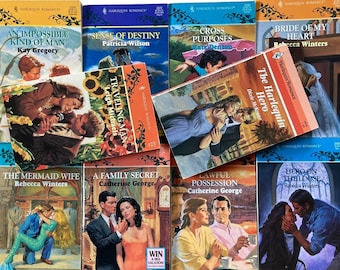 Novelas románticas de Harlequin / Se venden por separado / Década de 1990 / Libros de bolsillo antiguos