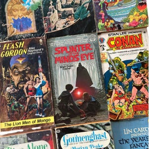 Livros de bolso de fantasia | Vendidos separadamente | Vintage