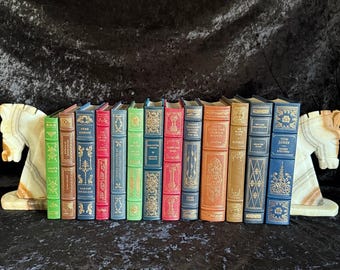 Franklin Library Quarter Leather Bound Books | Sold Separately | 1980s | Vintage Classic Novels