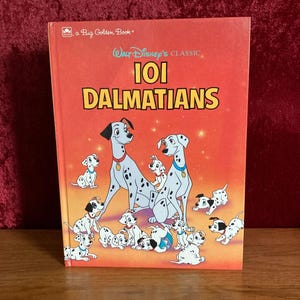 Walt Disney&#39;s Classic 101 Dalmatians | 1991 Big Golden Book | Vintage Book