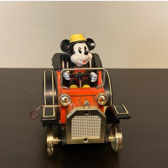 masudaya 1983ヴィンテージミッキーカー 1983年製 MASUDAYA ミッキーマウス フォルクスワーゲン