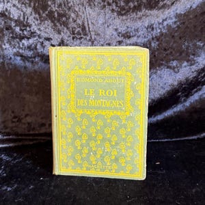 Les Rois Des Montagnes by Edmond About | 1925 | Antiquarian French Antique Book