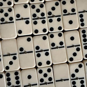 Vintage Dominoes Bakelite | 1950s | Sold Separately | Game Pieces