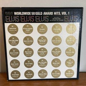 Worldwide 50 Gold Award Hits, Vol 1 by Elvis Presley | 1970 | 4 Vinyl Records