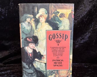 Pettegolezzi di Patricia Meyer Spacks / 1985 / Libro di storia d'epoca