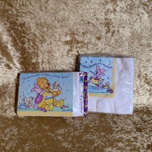 Inviti e tovaglioli per baby shower vintage Hallmark Winnie-the-Pooh / Anni '90 / Articoli per feste