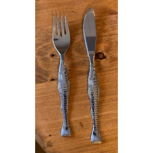 Vintage WMF Cromorgan Fischbesteck Flatware | 2 Sets