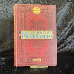 Aubers Fra Diavolo | 1881 | Boosey&#39;s Standard Operas | Antiquarisches Notenbuch