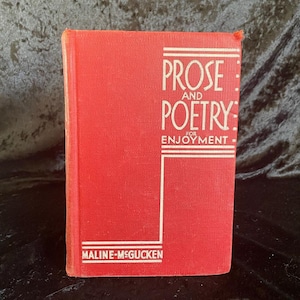 Proza i poezja dla przyjemności | 1940 | Książka zabytkowa