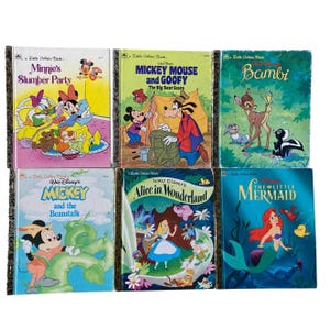 Disney Little Golden Books / Venduto separatamente / Libri per bambini vintage