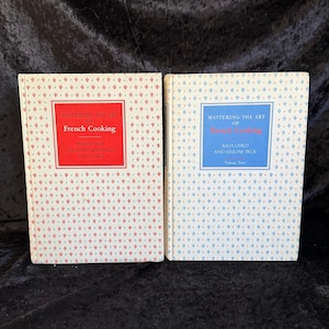 Mastering the Art of French Cooking by Julia Child | 1966 | Volumes 1 & 2 - Vintage Cookbooks