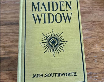 La viuda soltera de E.D.E.N. Southworth / Década de 1890 / Libros antiguos de época de Antiquarian