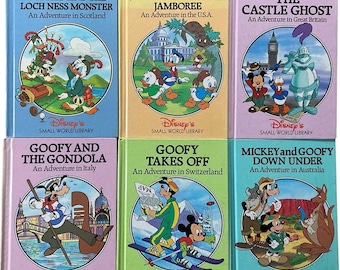 Disney Small World Library Hardcover Childrens Books - Various