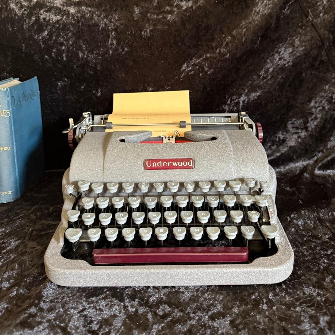 Antique Typewriter Underwood Portable - Etsy