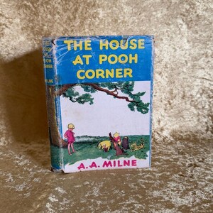 The House At Pooh Corner by A.A. Milne | 1950 | Vintage Collectible Children&#39;s Book