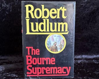 El mito de Bourne, de Robert Ludlum / 1983 / Primera edición vintage de una novela de suspense basada en una película