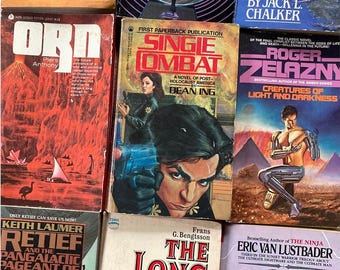 Libros de bolsillo de ciencia ficción y fantasía / Se venden por separado / Época de los 60, 70, 80 y 90