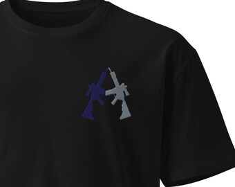 M4/M4 (Navy/Grau), Unisex Premium T-Shirt