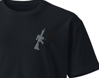 M4/M4 (Grau/Schwarz), Unisex Premium T-Shirt