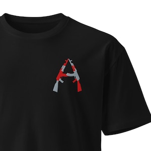 AK/AK (Red/Grey), Unisex premium t-shirt