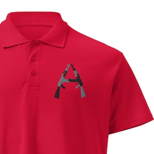 AK/AK (Grey/Black), Premium pique polo shirt